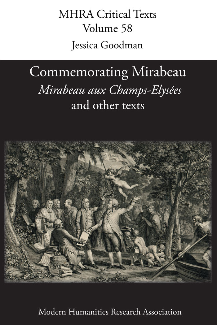 Couverture Goodman Commemorating Mirabeau